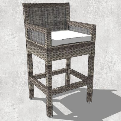 户外休闲藤编竹编藤椅