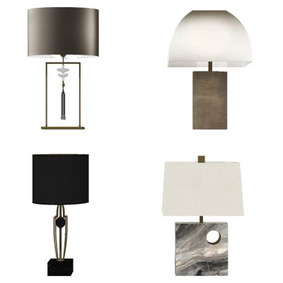 新中式欧式台灯组合