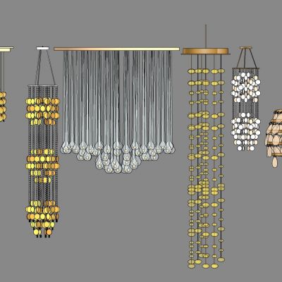 现代水晶吊灯组合