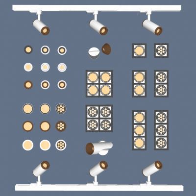 筒灯射灯轨道射灯斗胆灯舞台射灯