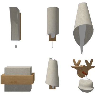 北欧现代床头壁灯儿童壁灯