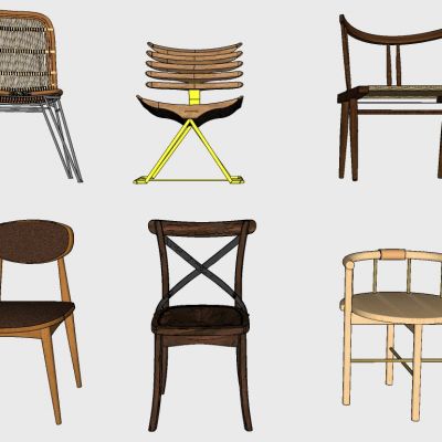 现代欧式美式法式椅