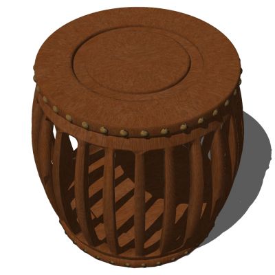 中式实木古典家具凳子秀墩鼓凳圆凳圆墩