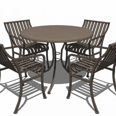 户外铁艺休闲桌椅