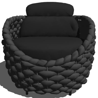 室外藤编休闲沙发