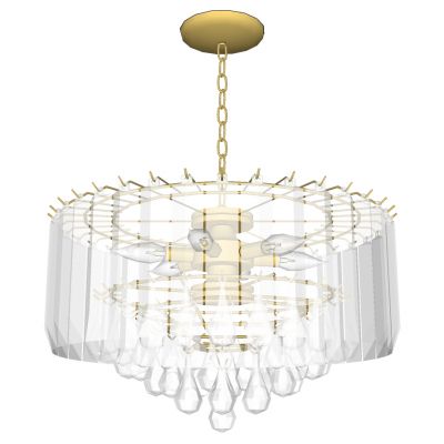 现代金属水晶吊灯