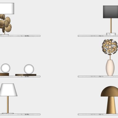 北欧现代轻奢床头小台灯