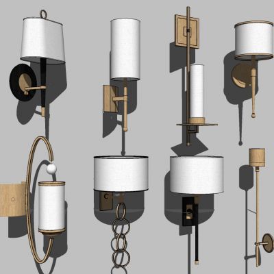 新中式现代铁艺壁灯