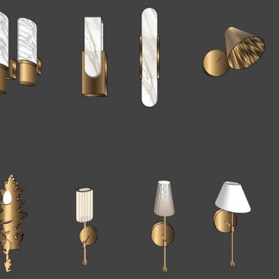 现代轻奢金属壁灯欧式美式金属壁灯床头灯