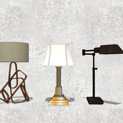 现代台灯组合
