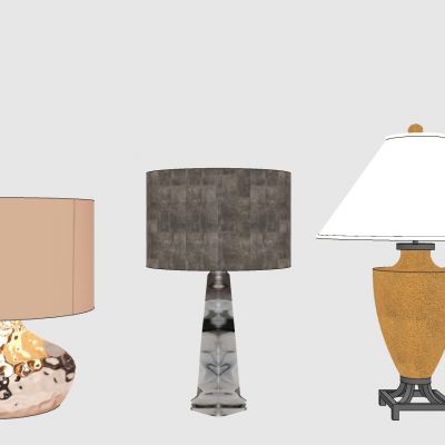 简欧式台灯组合