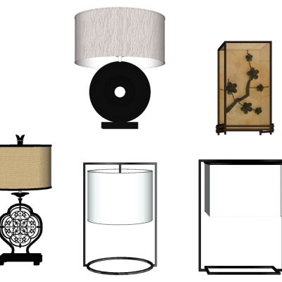 中式新中式欧式铁艺台灯卧室客厅装饰台灯