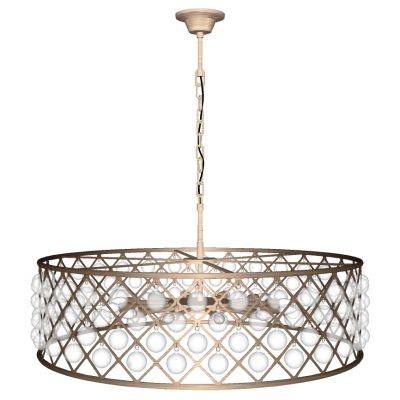 现代轻奢简欧式金属小灯泡水晶吊灯