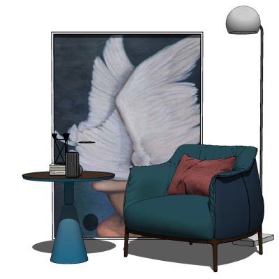 北欧时尚休闲单人休闲沙发椅