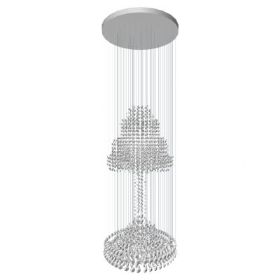 欧式现代水晶楼梯间长吊灯