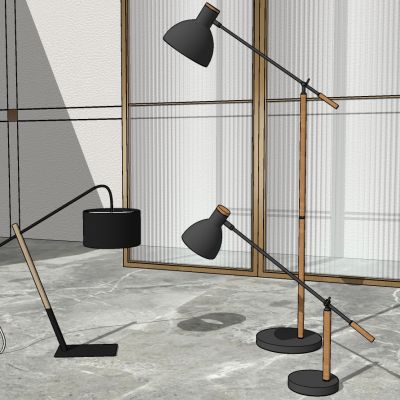 美式欧式现代简约书房客厅卧室