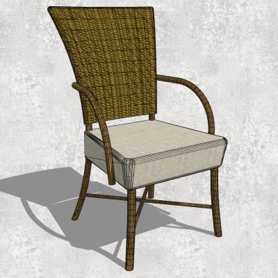 户外休闲藤编竹编藤椅