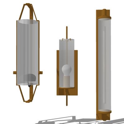 现代新中式金属壁灯