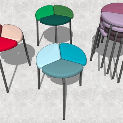 现代时尚凳子圆凳