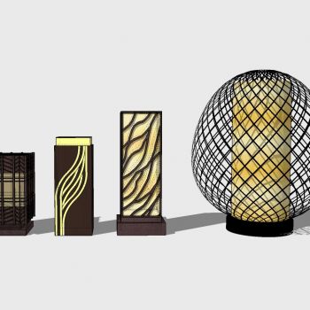 新中式庭院景观灯马灯落地灯