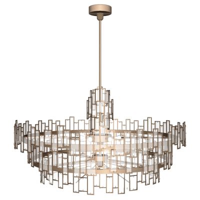 现代轻奢简欧式金属水晶吊灯