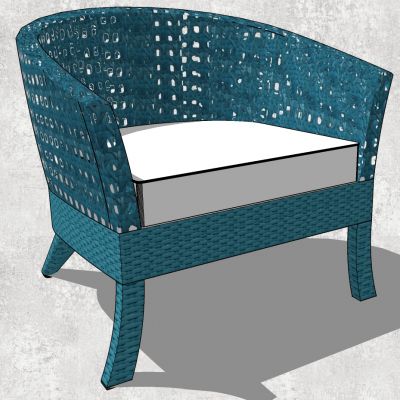 户外休闲藤编竹编藤椅