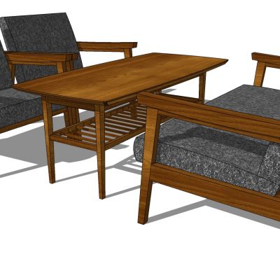 室外户外休闲木制椅