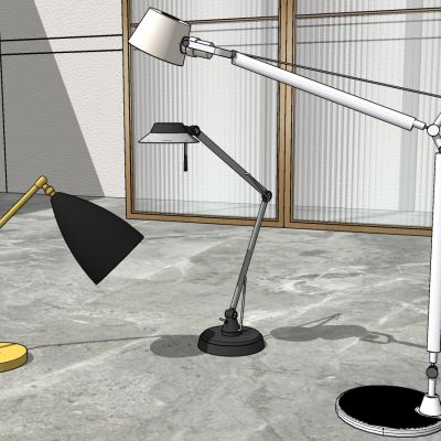 美式欧式现代简约书房客厅卧室