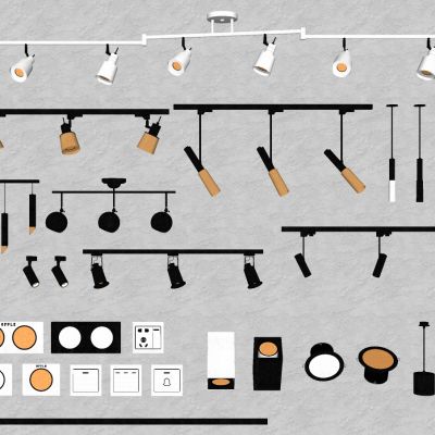 筒灯射灯轨道射灯斗胆灯舞台射灯