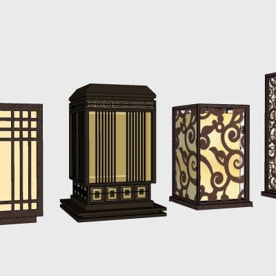 新中式庭院景观灯马灯落地灯