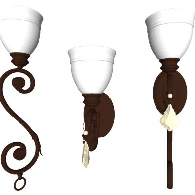 美式欧式铁艺壁灯