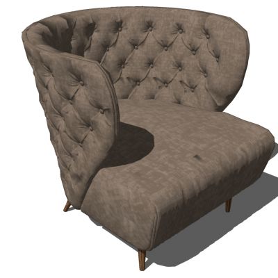 欧式法式美式简约单人休闲布艺沙发