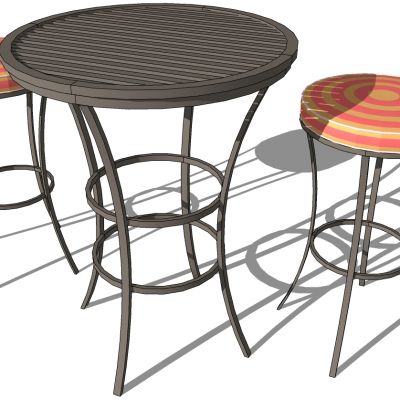 室外户外木制桌子凳子组合