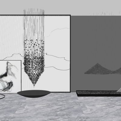 现代轻奢新中式式大堂楼梯间大型水晶吊灯山形水晶吊灯