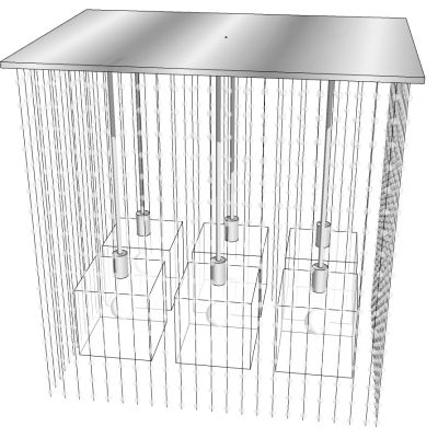 现代金属水晶灯泡吊灯吸顶灯