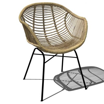 户外休闲藤编竹编藤椅