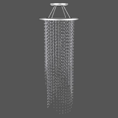 现代楼梯间水晶吊灯