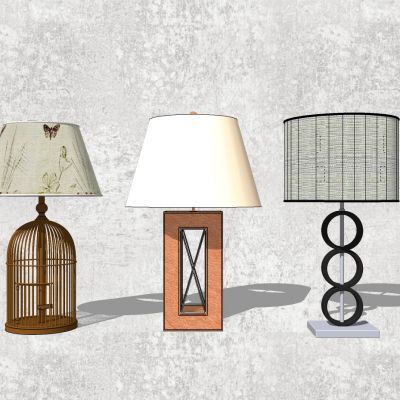 东南亚新中式台灯