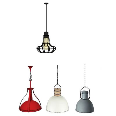 工业风现代灯罩工矿吊灯