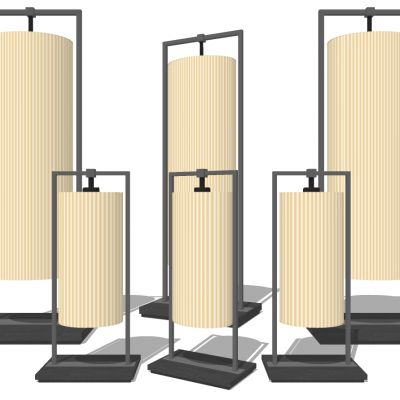 中式台灯落地灯组合