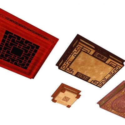 现代吸顶灯SU模型