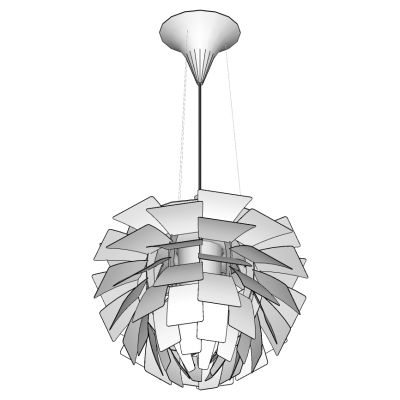 现代金属花型吊灯