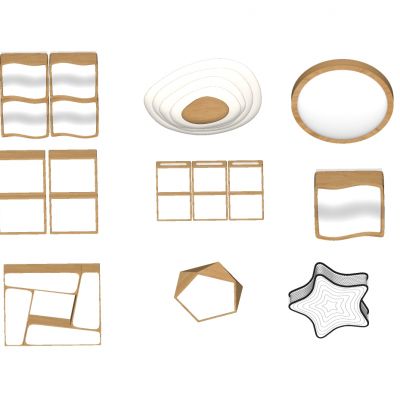 现代吸顶灯异形吸顶灯星星形状吸顶灯