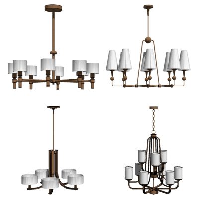 美式欧式铁艺吊灯