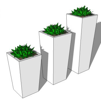 现代植物盆栽花钵花盆花槽