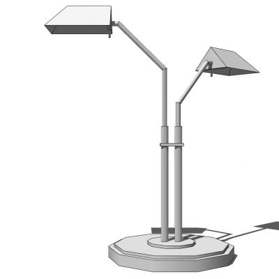 现代金属简约子母灯台灯