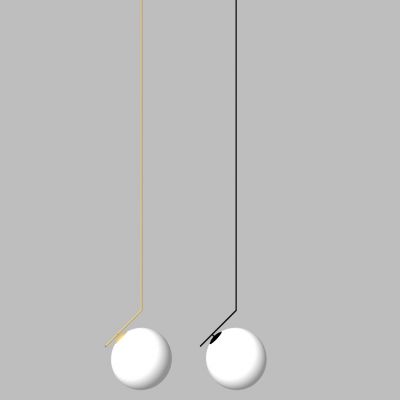 现代北欧灯泡小吊灯床头灯