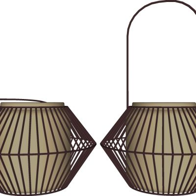 新中式东南亚鸟笼落地装饰灯