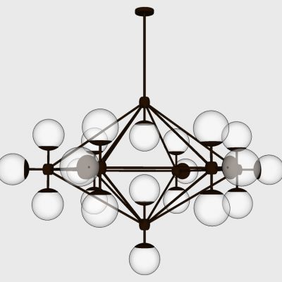 北欧现代球形吊灯