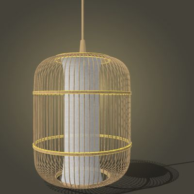 新中式东南亚民宿编织藤编吊灯